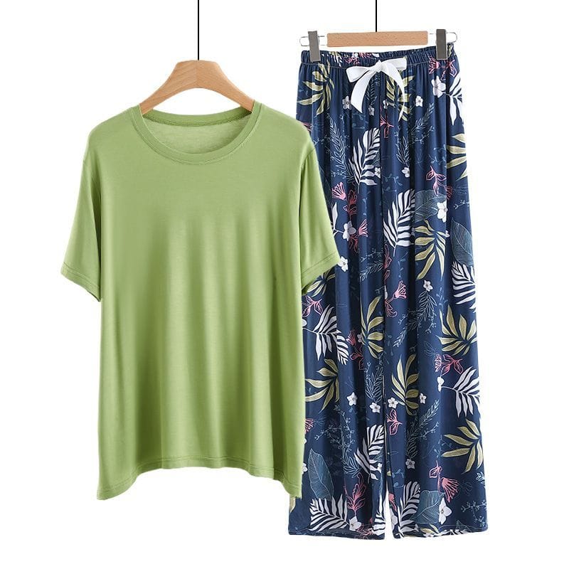 Comfy Modal fabrics Tops with viscose floral bottom free size