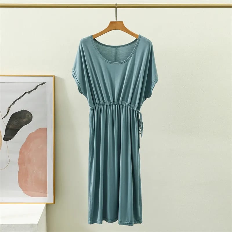 Premium mid-length summer dress with no touch feel comfort