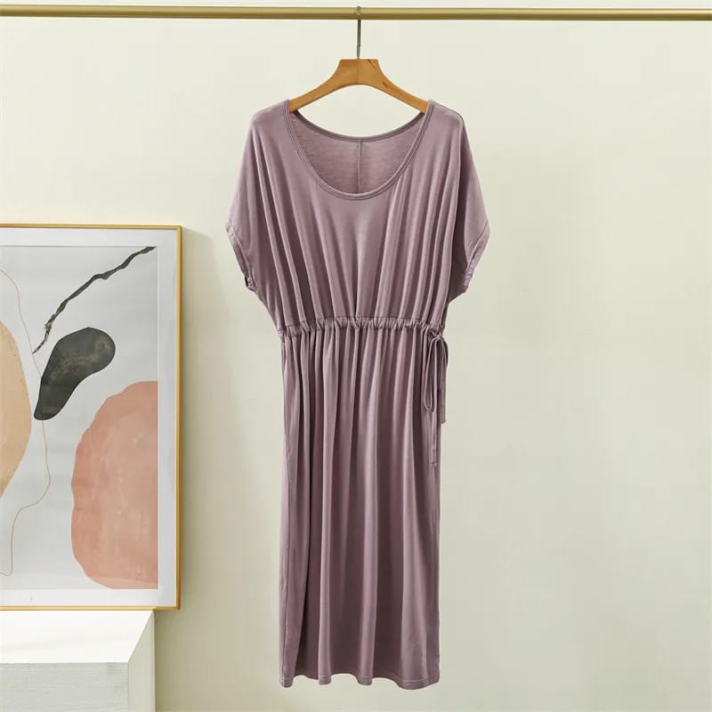 Premium mid-length summer dress with no touch feel comfort