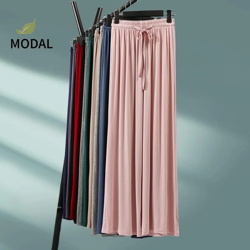 Modal fabrics loose pants with No touch  feel Comfort.