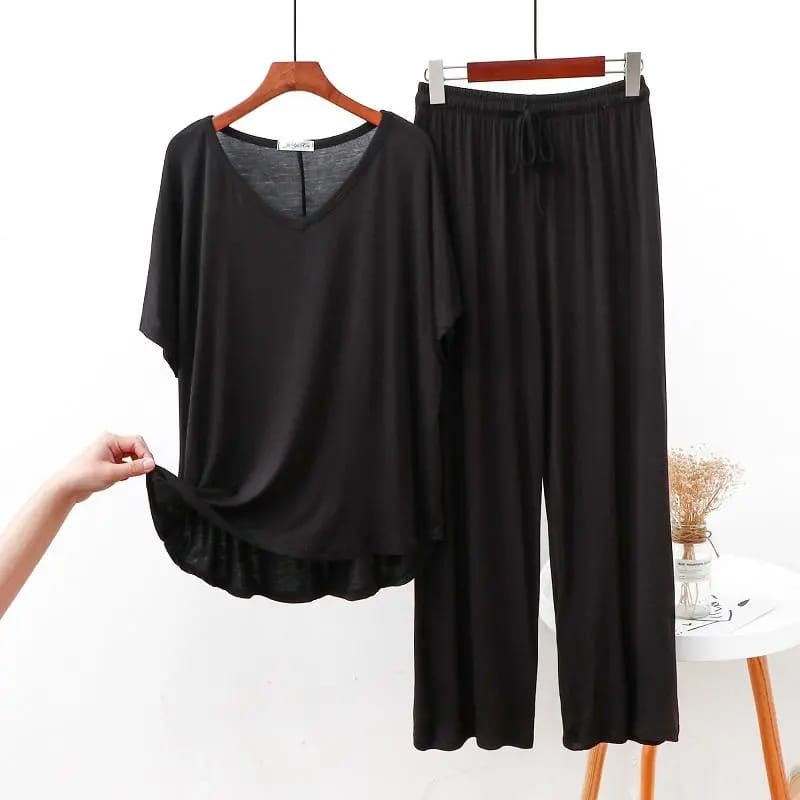 Comfortable Modal fabrics two piece loungewear set