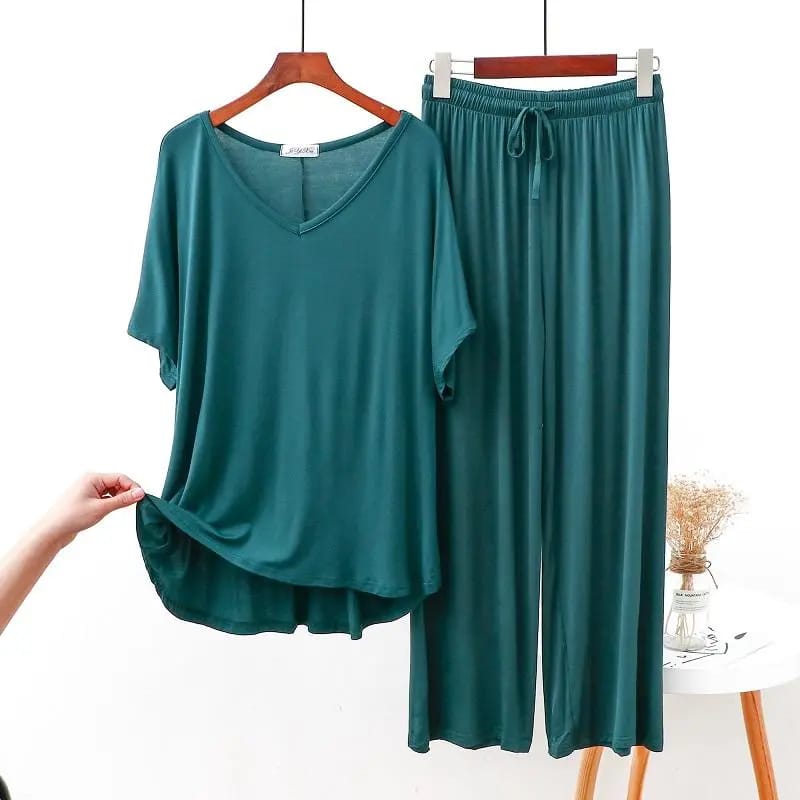 Comfortable Modal fabrics two piece loungewear set