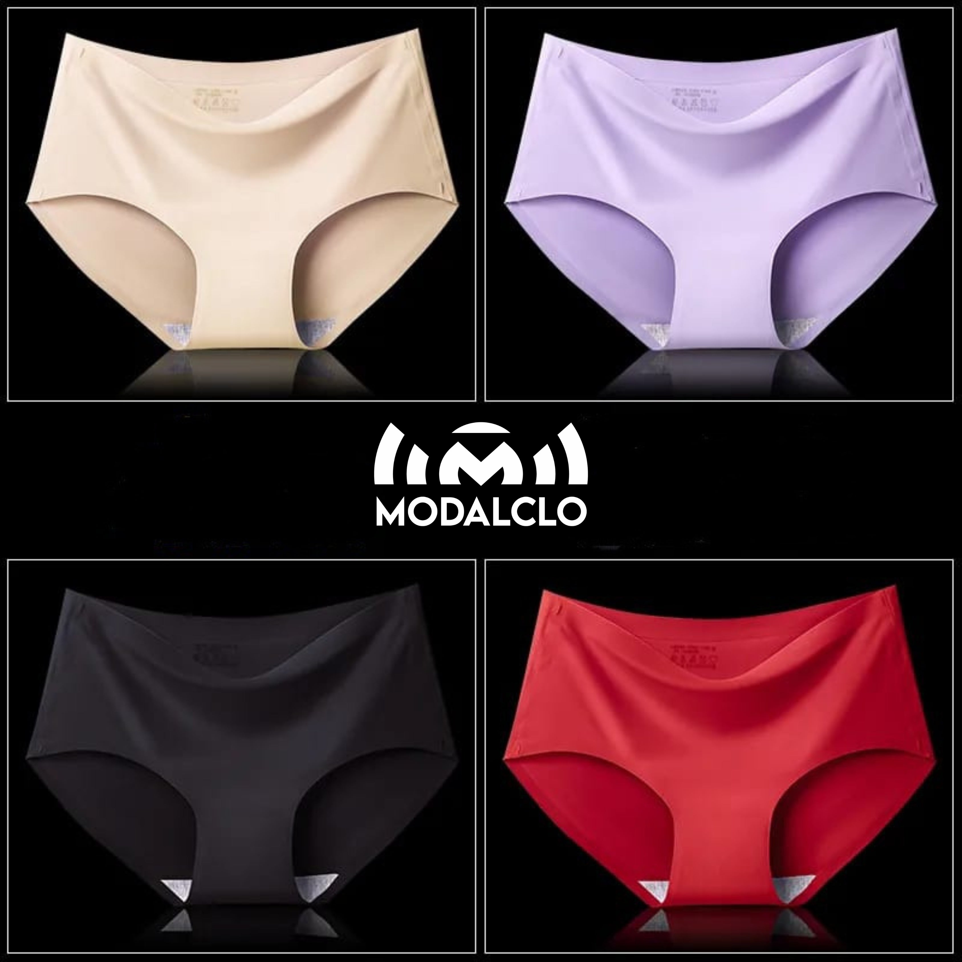 No Trace seamlelss panties set-4pcs