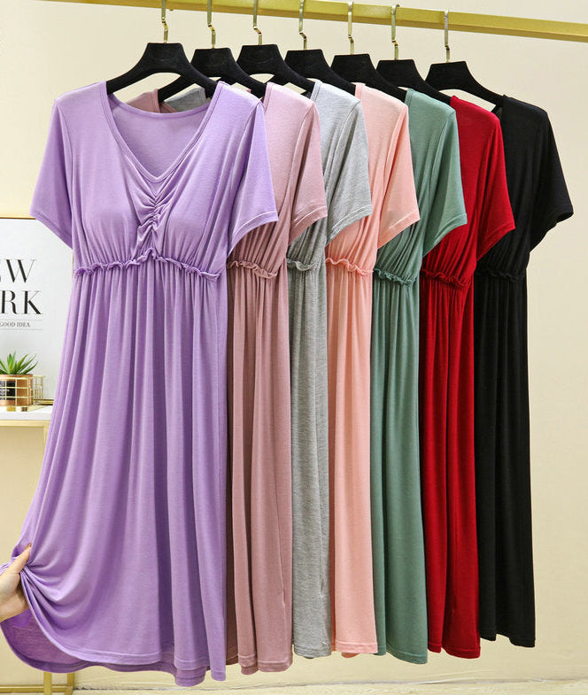 Modal fabrics loungewear with inbuilt padded bra