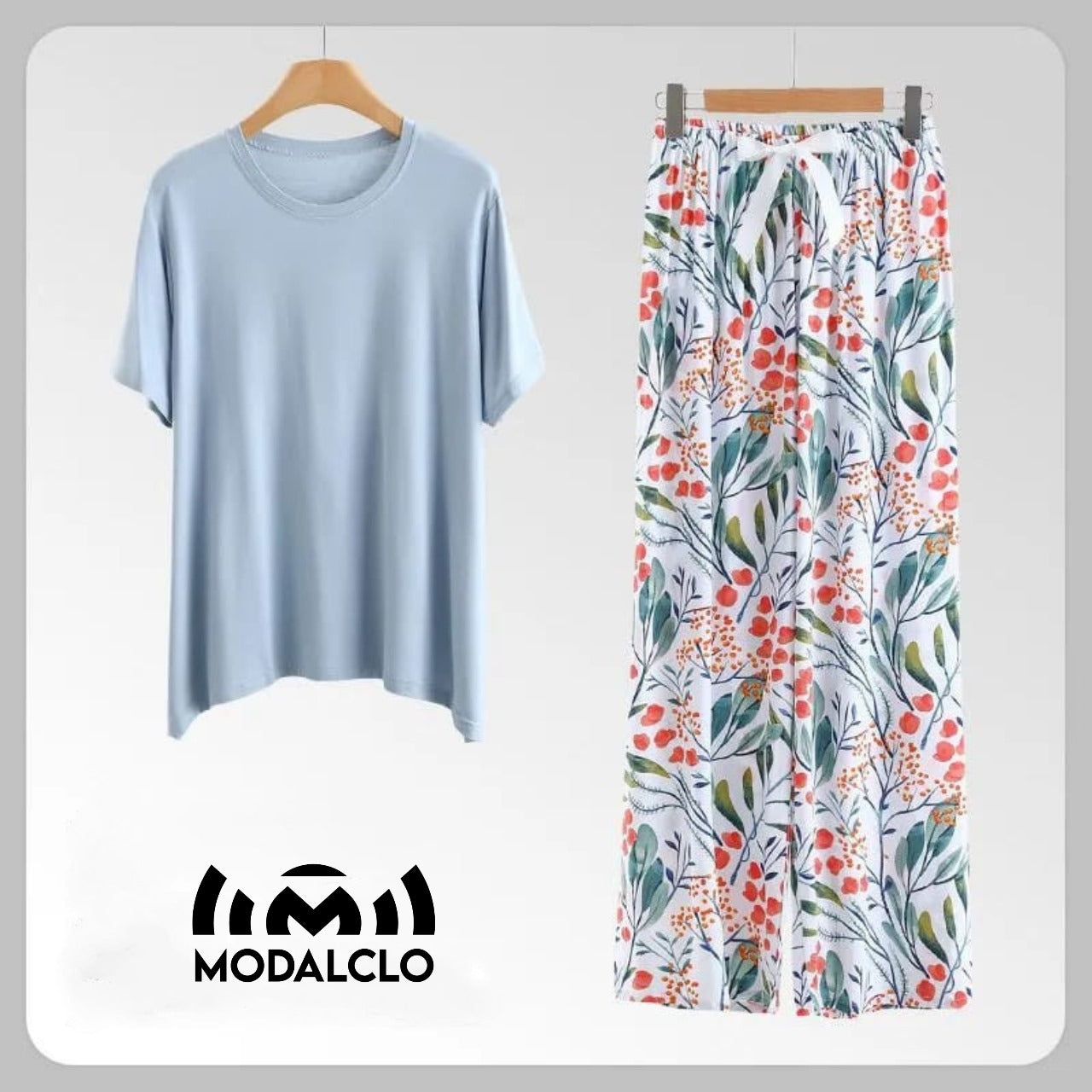 Comfy Modal fabrics Tops with viscose floral bottom free size