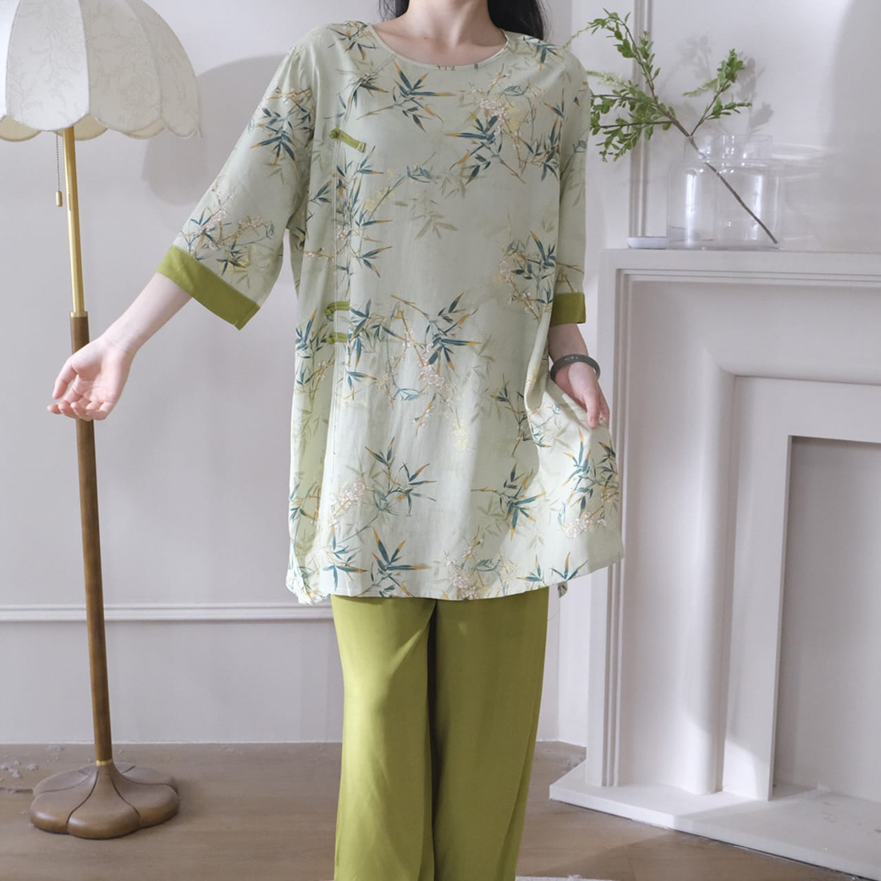 Viscose Fabrics super soft and comfy floral two-piece set