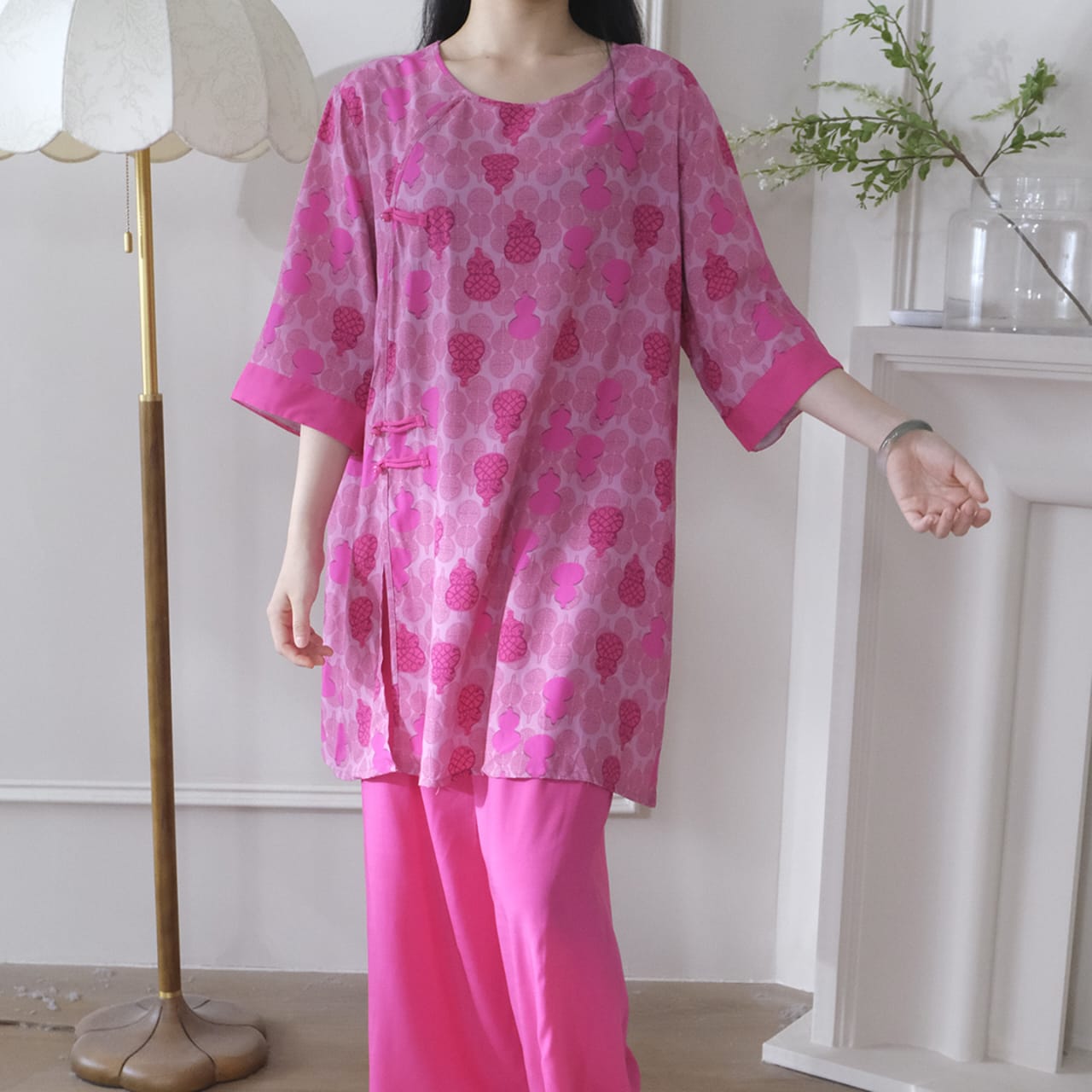 Viscose Fabrics super soft and comfy floral two-piece set