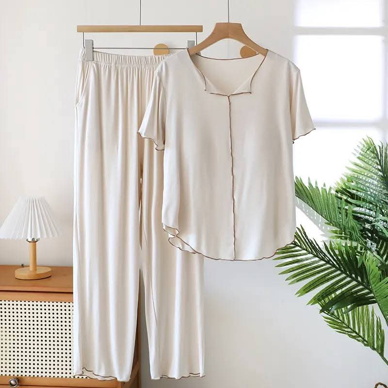 Modal stylish two pieces set with inbuilt padded bra