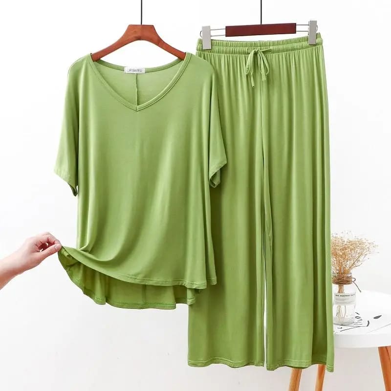 Comfortable Modal fabrics two piece loungewear set