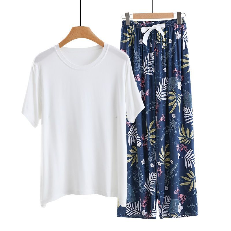 Comfy Modal fabrics Tops with viscose floral bottom free size