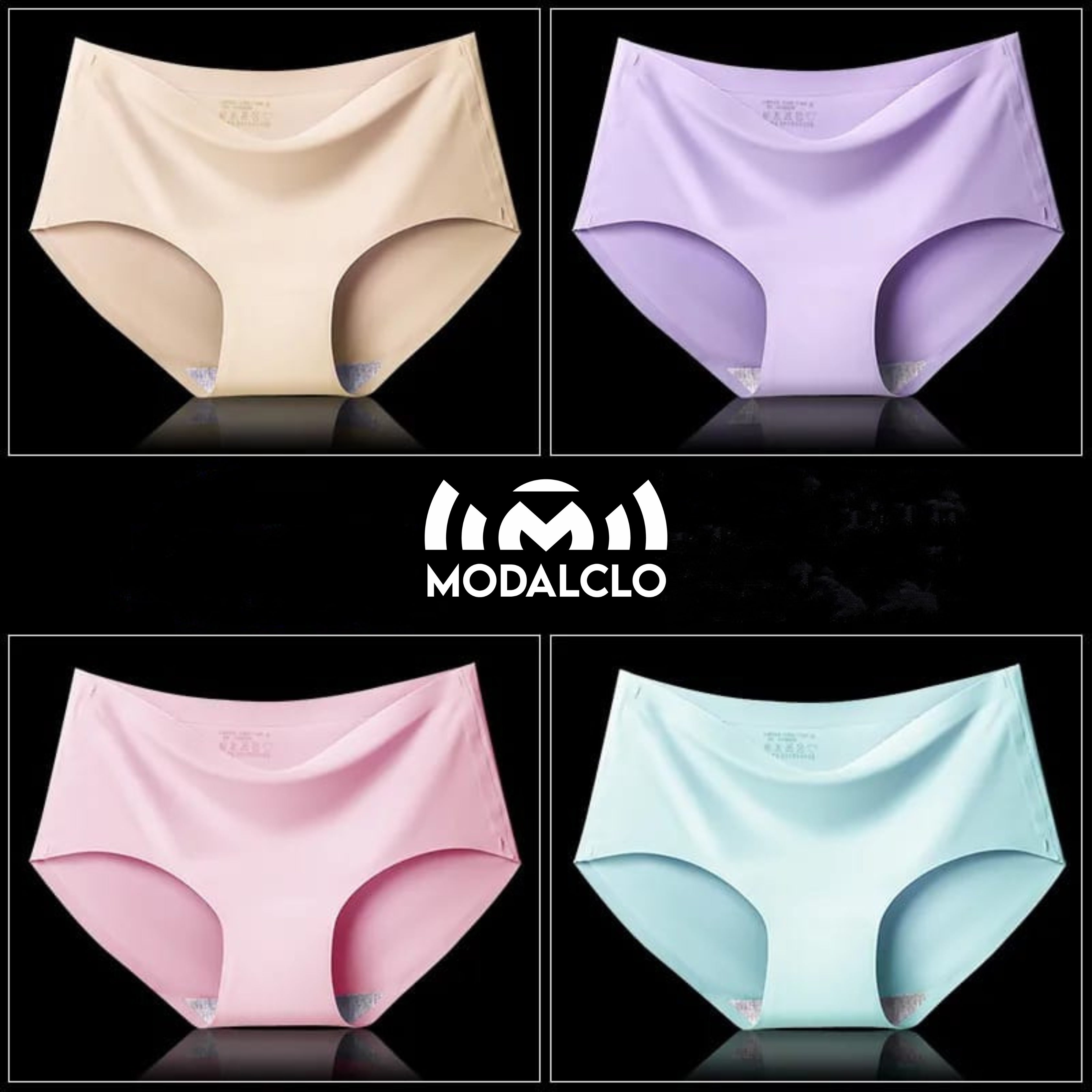 No Trace seamlelss panties set-4pcs
