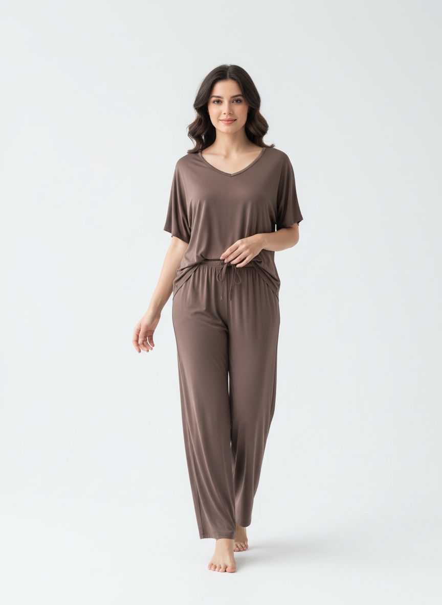 Modal Fabrics super soft two-piece dress set plus size