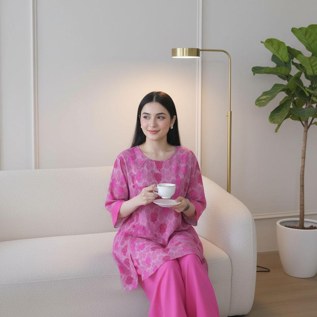 Viscose Fabrics super soft and comfy floral two-piece set