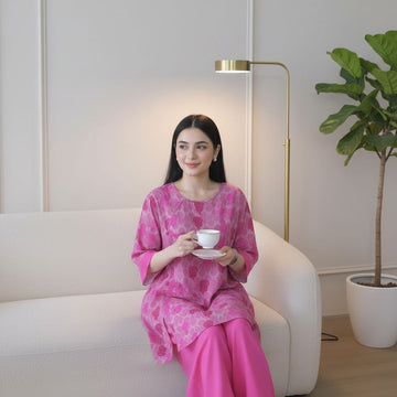 Viscose Fabrics super soft and comfy floral two-piece set